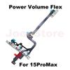 Power Volume Button Mute Switch Flex Cable for iPhone 15 16 Pro Max Plus 15Pro 16Pro Power Volume Control Slice Cable Repair