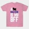 Футболка женская A Maltese Is My Bff Harajuku Print Kawaii футболка летняя женская футболка с коротким рукавом топ футболка