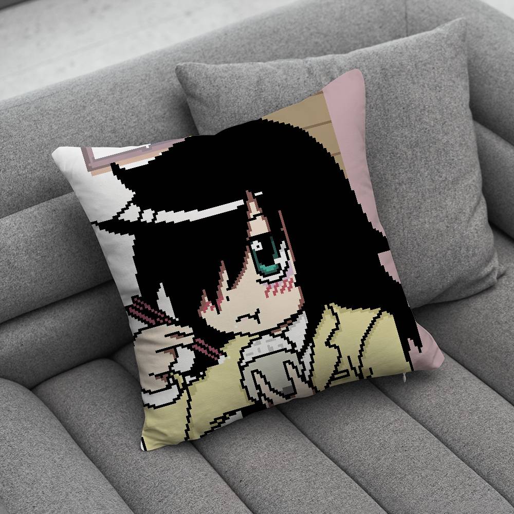 TTomoko WWatamote Kuroki Наволочка Наволочка Домашние Подушки для Дивана Подушки для Автомобиля Чехол для Подушки Офисная Оболочка для Подушки Подушка
