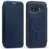 For Google Pixel 9a Magnetic Case RFID Blocking Card Holder Leather Phone Cover