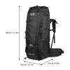 75л походный рюкзак большой емкости кемпинговый рюкзак с дождевиком обувь склад
