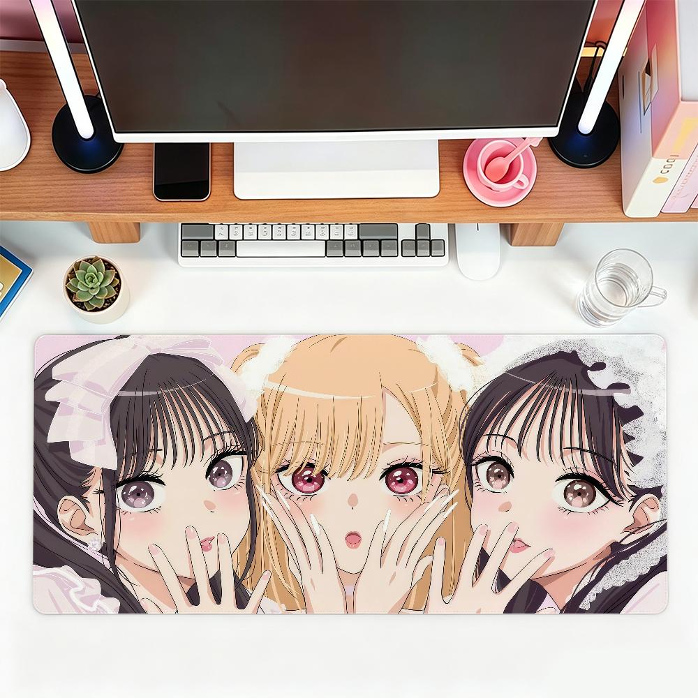 Marin Kitagawa Anime Mouse Pad for Office Gaming and Keyboards Non-Slip Large Waterproof