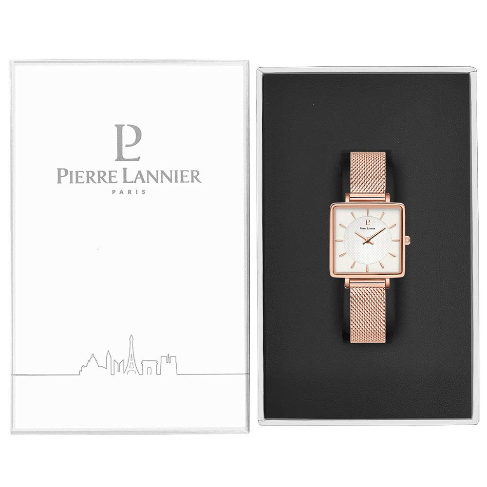 Часы Pierre Lannier Rekare Collection Mesh Belt P008F928 Импортные розовое золото x белый [Pierre Lannier] Женские [Обычный продукт]