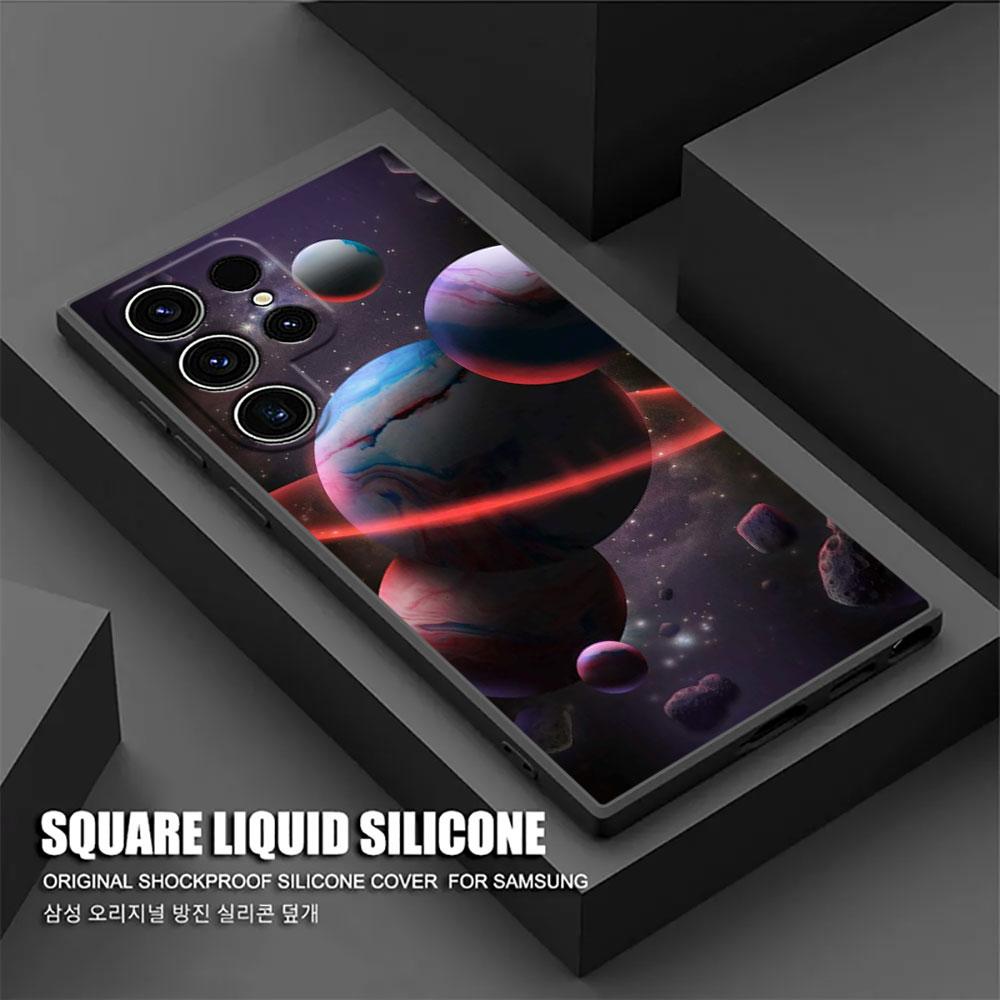 Чехол Sky Space planet Moon Stars Universe S26Ultra для Samsung Galaxy S26 S25 S24 S23 S20 S21 FE S22 Ultra Plus Мягкая Защитная Крышка для Телефона