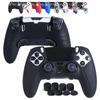 JYXETOV PS5 Edge Controller Ergonomic Silicone Free 8 Button Charges with Original Printing Pattern Cover, Protection, Caps, Charger, Non-Slip Design,