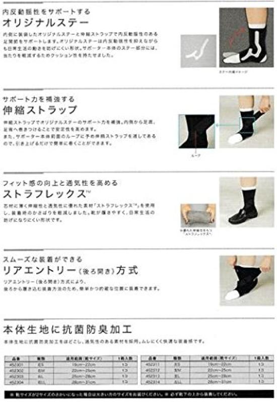 Япония Sigmax ExAid лодыжка 3 правая M 452302