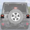 SHINEKA Car Rear Tail Light Lamp Taillight Decoration Cover for Jeep Wrangler JL 2018 2019 2020 2021 2022 2023 2024+ Accessories
