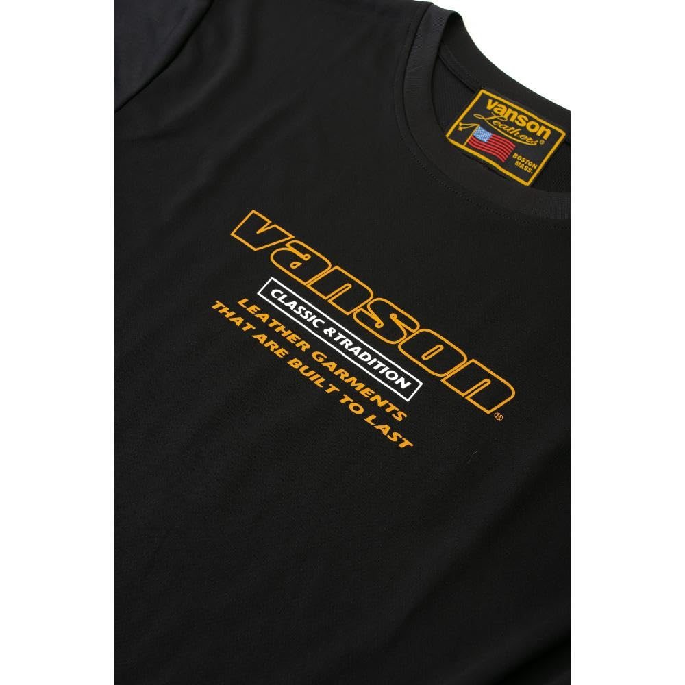 Vanson Streetwear Сетчатая футболка, Черный