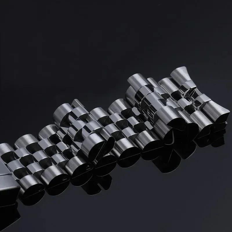 20mm Jubilee 904 Watchband For Rolex Oyster Perpetual Submariner Men Strap Luxury Watch Chain Mod Parts Replacement Accessories