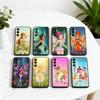 Чехол для телефона Girl W-Winx Clubs WC для Samsung Galaxy A73, A72, A71, A70, A53, A52, A51, Других Мягкий Черный Чехол