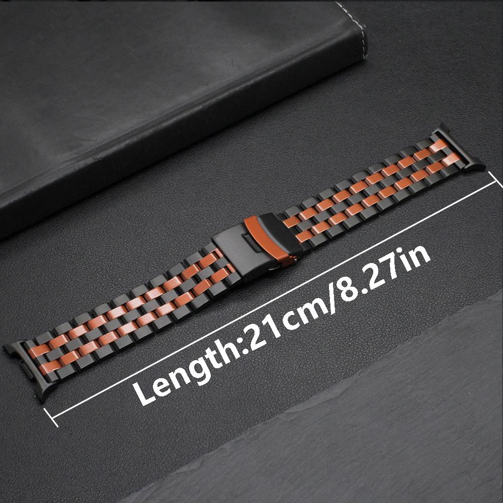 Деловой браслет из нержавеющей стали для Samsung Galaxy Watch 8 40 мм 44 мм 8 Classic Мужской роскошный ремешок для GALAXY Ultra 47 мм 2025 Ремешок