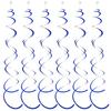 6pcs/set Hanging Swirls Garland Wide Application PVC Made Non-toxic Odorless Birthday Star Spiral Pendant Light