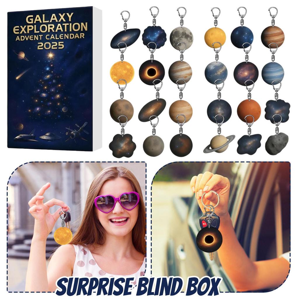 The Countdown Calendar Includes 24 Gifts, Countdown Calendar, And Surprise Keychain