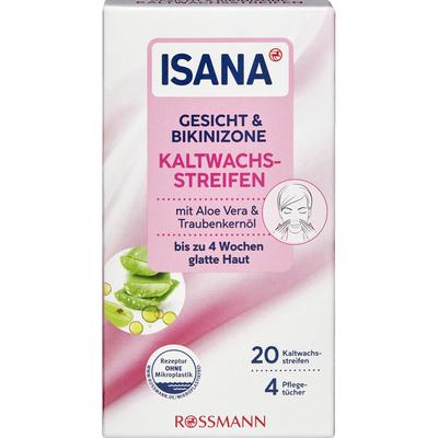 Холодный воск Rothman Isana для депиляции лица и зоны бикини 20 шт.