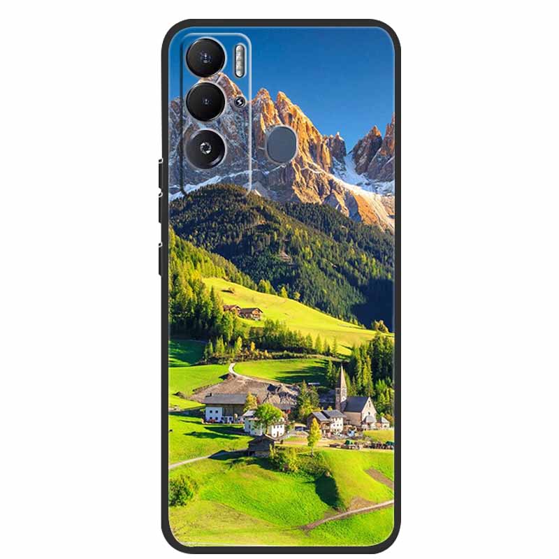 For Tecno Pova Neo Case Cartoon Soft Silicone Back Cover Phone Case for Tecno Pova Neo Bumper Coque LE6 Shockproof PovaNeo Funda