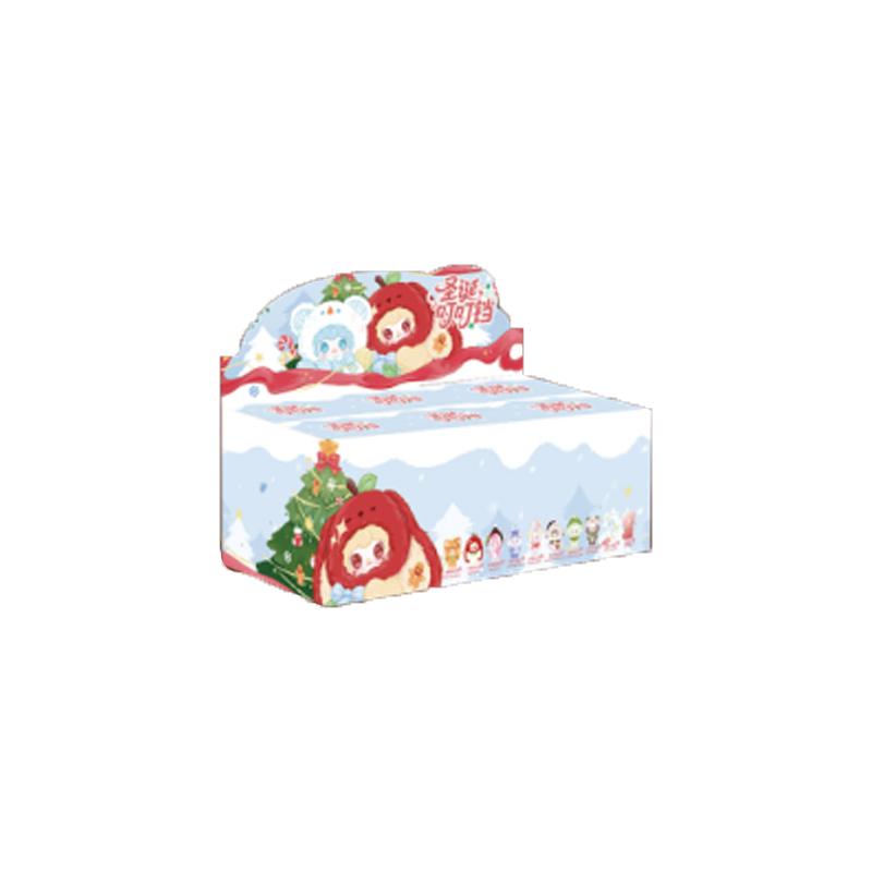 Yooki Christmas Jingle Bells Vinyl Plush Blind Box Trendy Toys Cute Doll Backpack Pendant Decoration Mystery Box surprise Gifts
