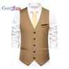 Уютный мужской костюм, жилет, официальное платье, жилет, приталенный деловой свадебный жилет