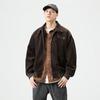 American Retro Trendy Brand Corduroy Jacket Men'S Loose Lapel Design Flying Tooling Jacket