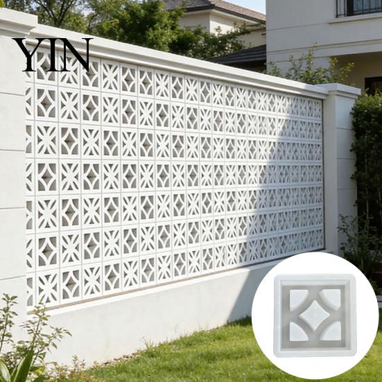 Outdoor Floor Tile DIY Kit Plastic Stepping Stones Mold, Reusable Concrete Mold for Garden Walkway Path Maker, Durable Casting Personalized