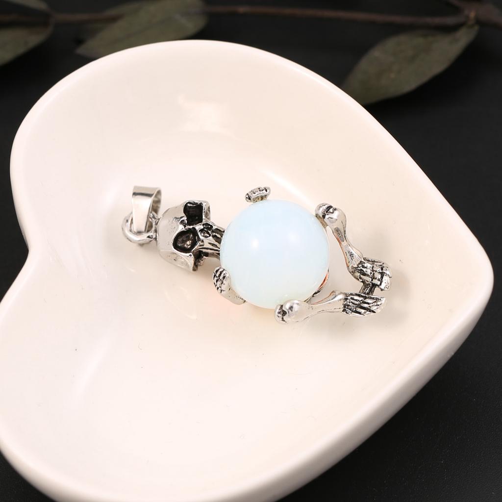 Ожерелье, кулон из натурального камня малахит/розовый кварц, подвеска в форме черепа, подвески для изготовления ювелирных изделий, ожерелье, браслет, аксессуары