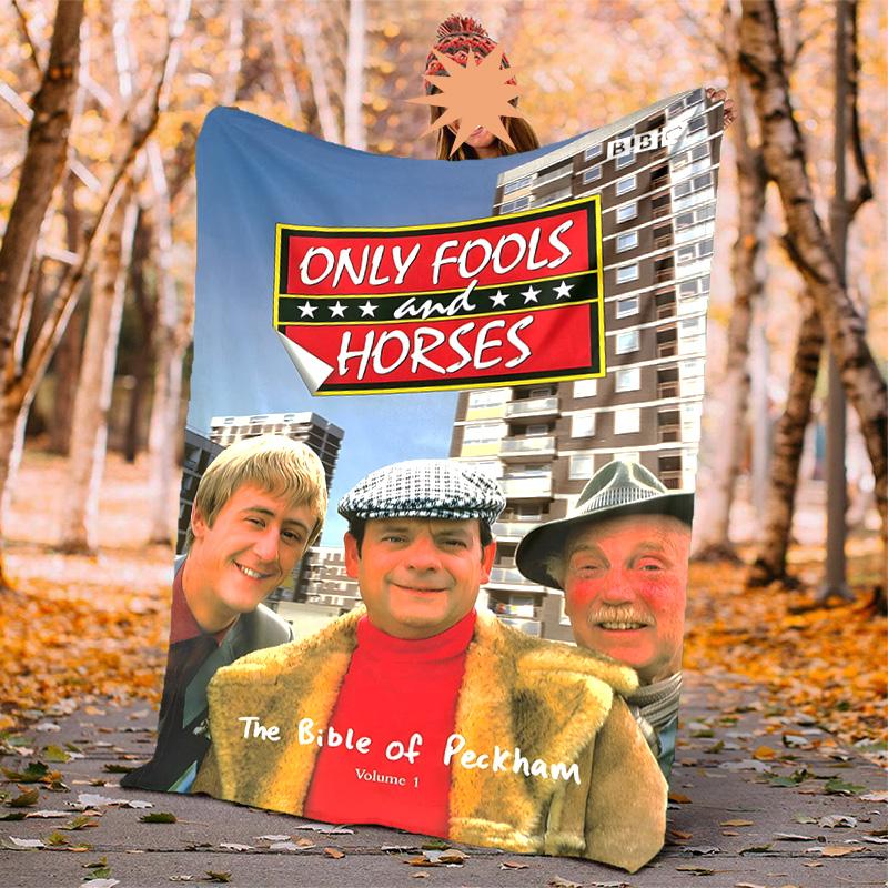 Only Fools Horses Flannel Blanket Soft Warm All-Season Throw, Design for Camping, Car Travel, Hiking Sofa, Bed, Office Perfect Gift for Parties