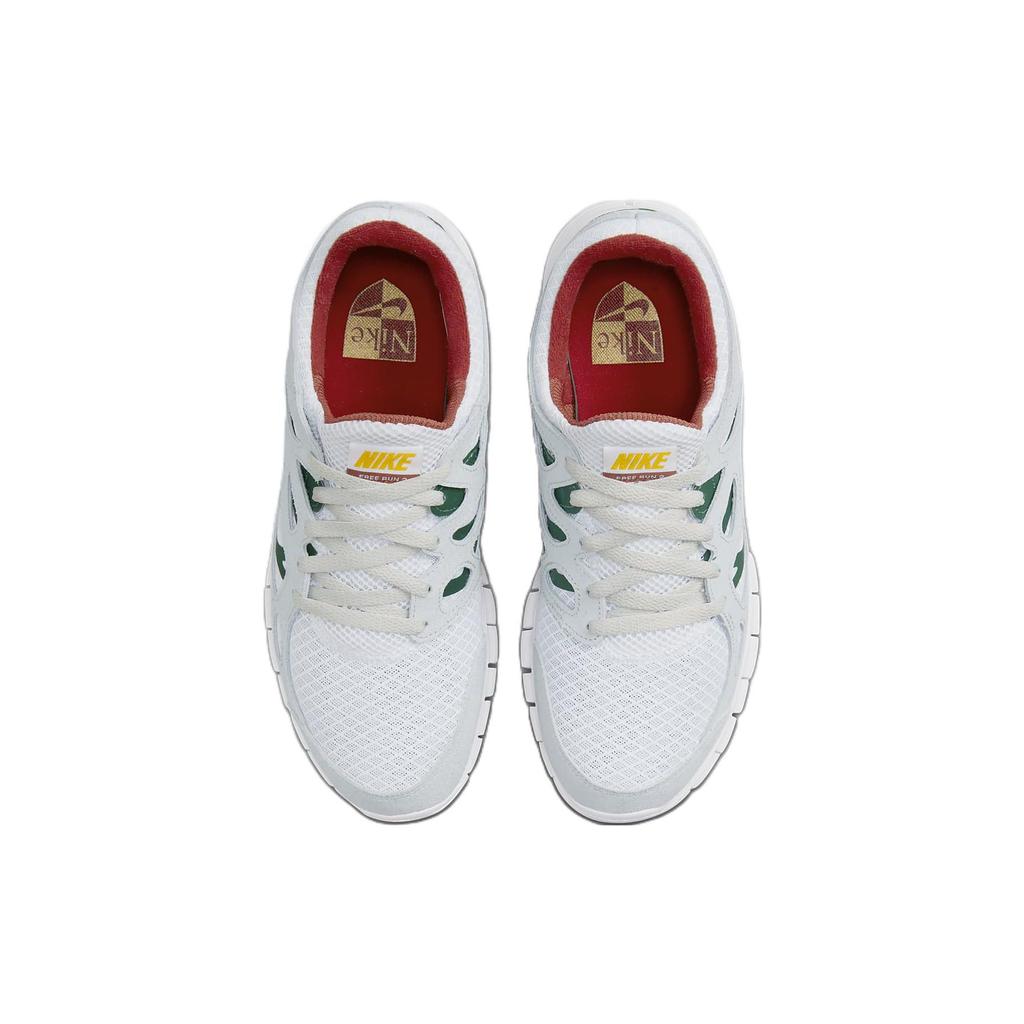 Nike Мужские кроссовки Free Run 2 White Gorge Green Cinnabar Amarillo 537732-102