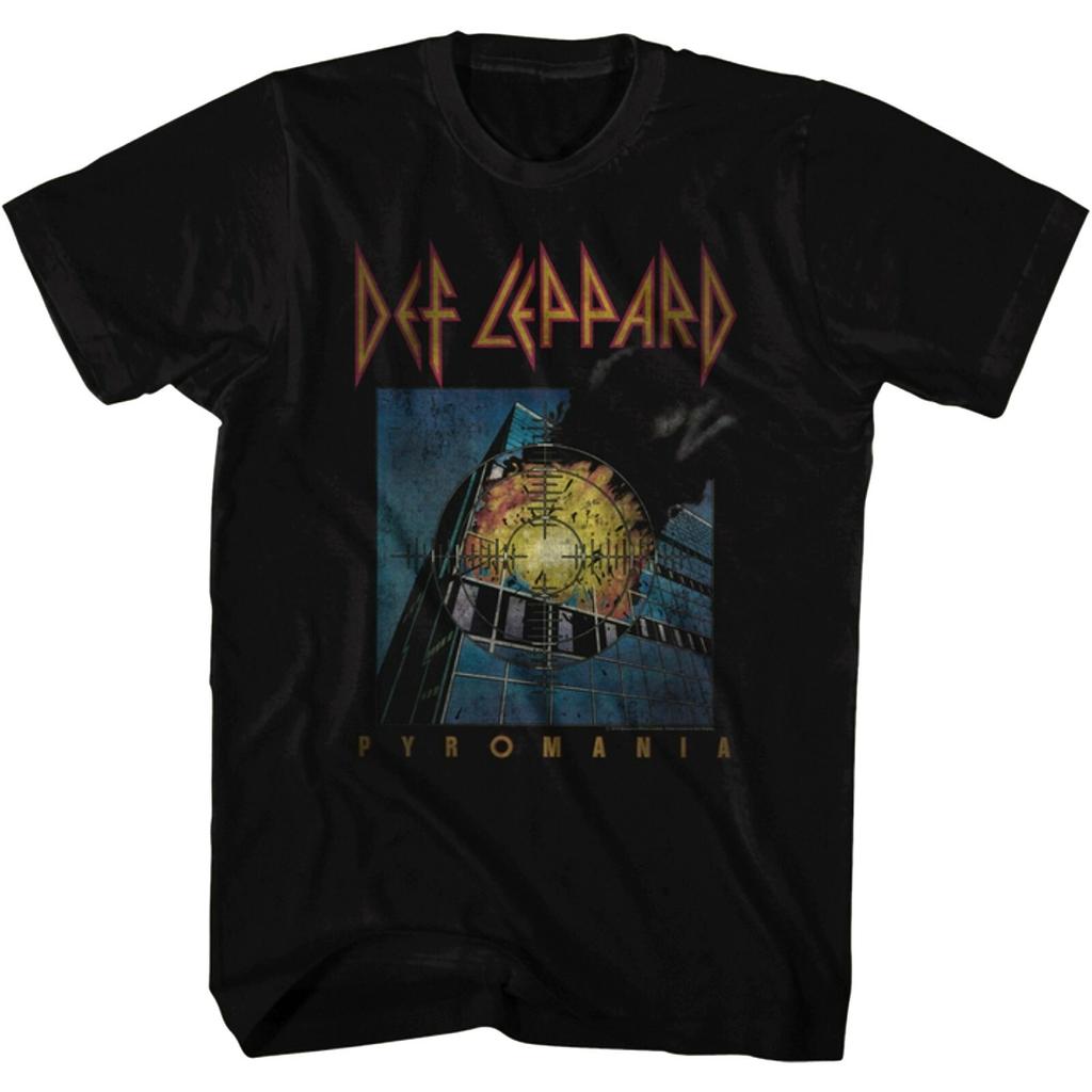 DEF LEPPARD cd cvr PYROMANIA Official Vintage Style SHIRT MED new