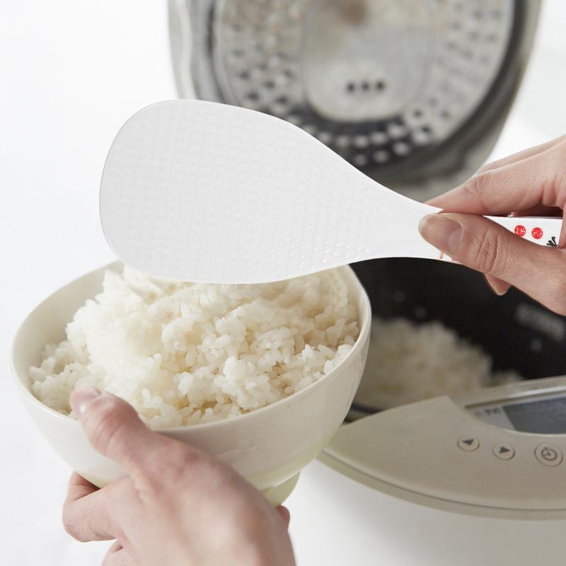 2Pcs Heat Resistant Rice Spoon Paddle Ceramic Nonstick Rice Spatula Cooking Scoop Kitchen Utensils Serving Spoon