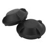 1 Pair Headlight Rear Cover ABS Dustproof Headlamp Rear Socket Cover Cap for ZX‑10R 2011‑2020