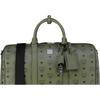 MCM Ottomar Silver Cobalt Metal Accessory Logo Copper Plate Shoulder Crossbody Tote Bag Women Travel Bag Khaki Moss MMVFATT02K8001