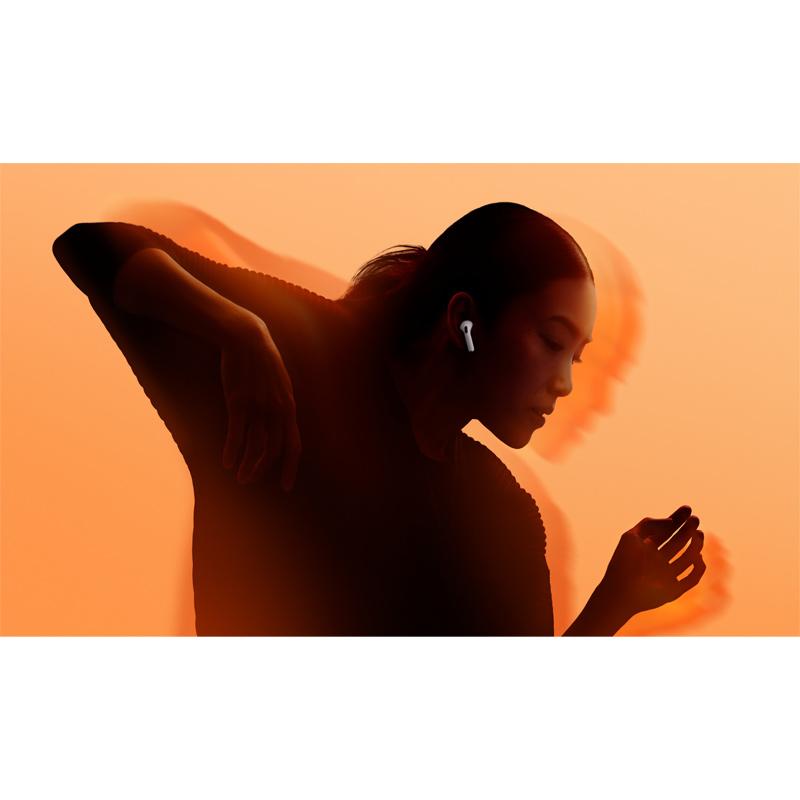 Apple Беспроводные наушники AirPods 4 с микрофоном — Bluetooth, USB Type-C, белые