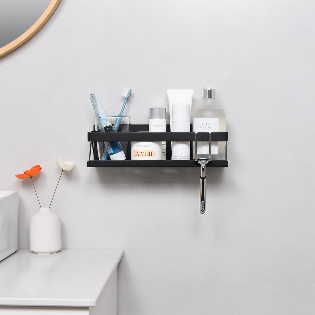 Ванная Магнитная Ванная Нержавеющая Сталь Душ Ванная с Крючками Полка, Полка, Полка, Сушилка, Хранение,