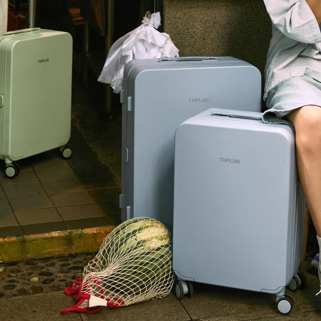 Большой чемодан Carry Carry 8 Business с TSA Impression 56 xx 22 Белый [TUPLUS] Сверхлегкий, Чехол, Ручная кладь, Ударопрочный, Сумка,