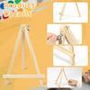 TKOnline 10PCS 9 Inch Wood Easels, Easel Stand for Painting, Art Craft Painting Party Easel, Tabletop Easels, Tripod, Canvas Photo Picture Sign