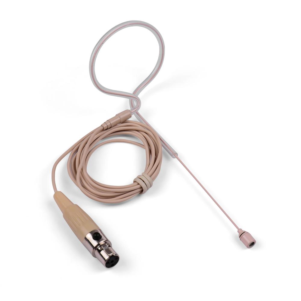 Легкий конденсаторный микрофон с одним ушным крючком, 4-контактный разъем XLR для беспроводного поясного передатчика