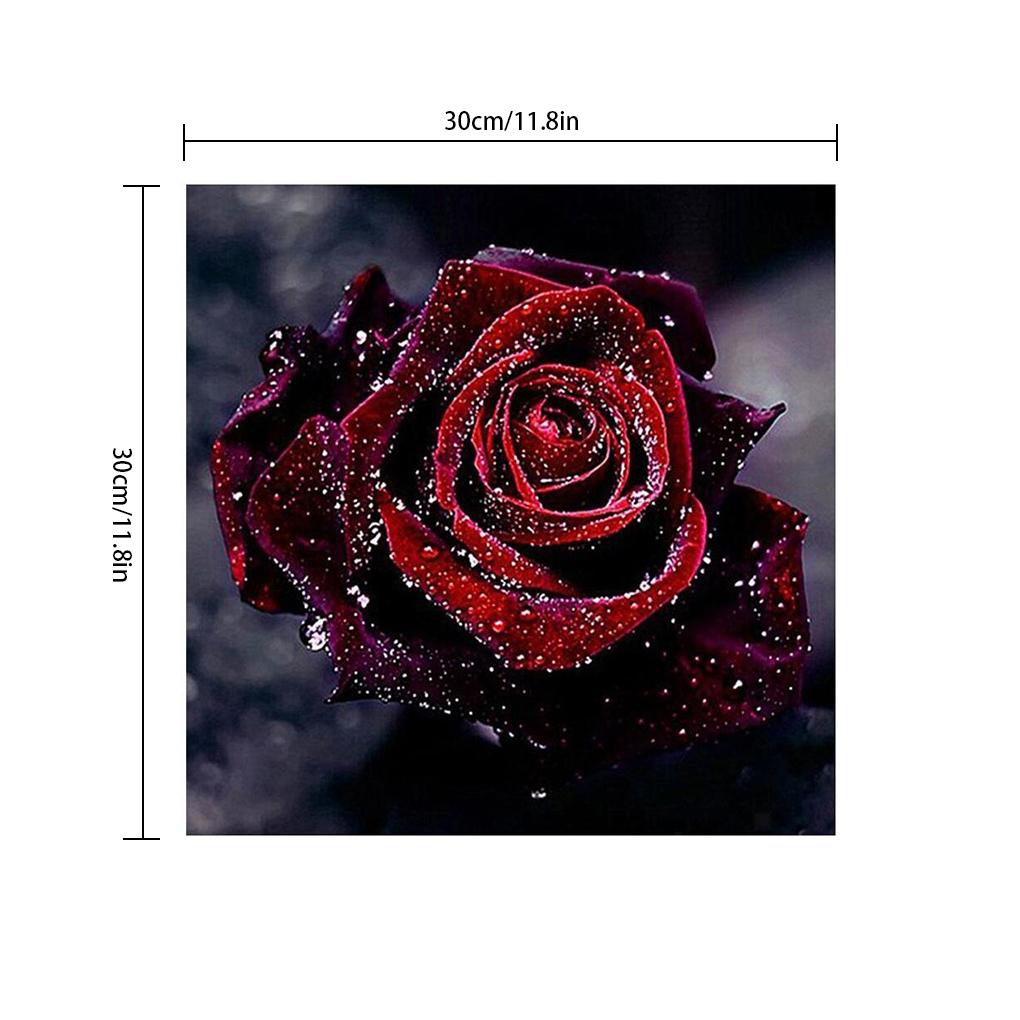 5D алмазная живопись набор красная роза полная дрель стразы сделай сам вышивка крестом