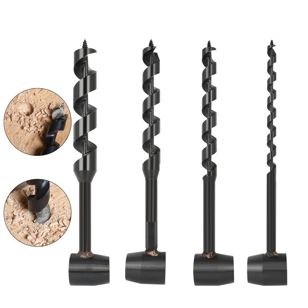 Durable Carbon Steel Wood Punch Tool Hand Drill Auger Drill Drill Bit Survival Tools