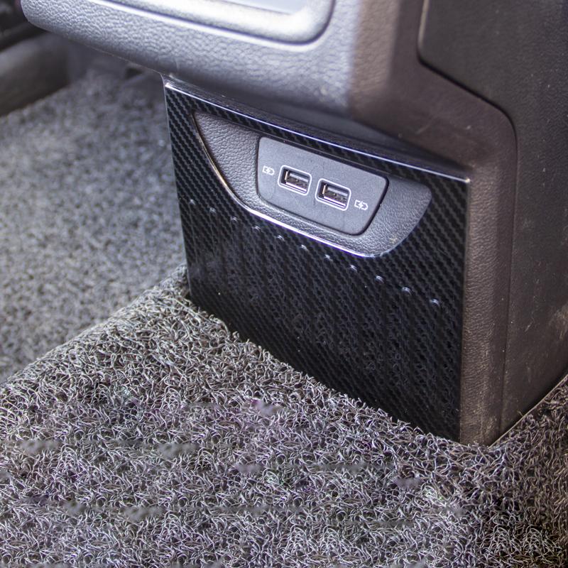 Для Volkswagen VW Golf 8 MK8 2022 Автомобильная задняя консоль, центральный кондиционер, вентиляционное отверстие, рамка, накладка