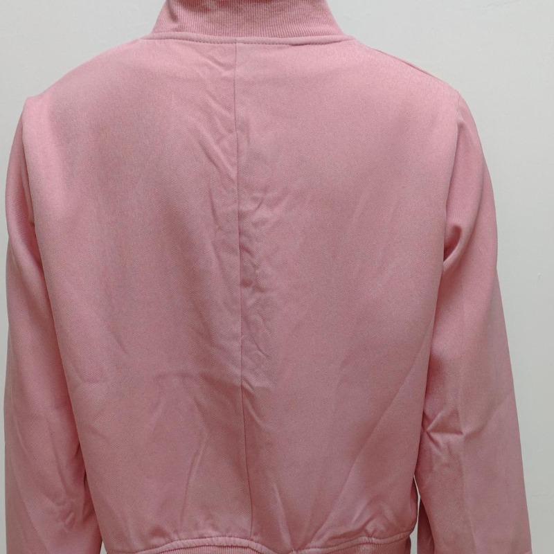 Осень Новые винтажные повседневные женские куртки с воротником-стойкой, зимние повседневные свободные пальто с длинным рукавом, женские однотонные карманы, короткая куртка на пуговицах, пальто 25087