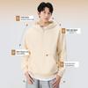 MINISO Unisex American Style Half-Zip Hooded Pullover Sweatshirt Z