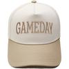 GAMEDAY Truck driver hat embroidered retro striped color matching baseball cap European and American men's and women's casual hat