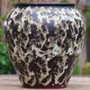 Handcrafted Retro Ceramic Pot for Large Succulents and Plants - Tall Cylinder Design for Bougainvillea, Roses, and Hydrangeas