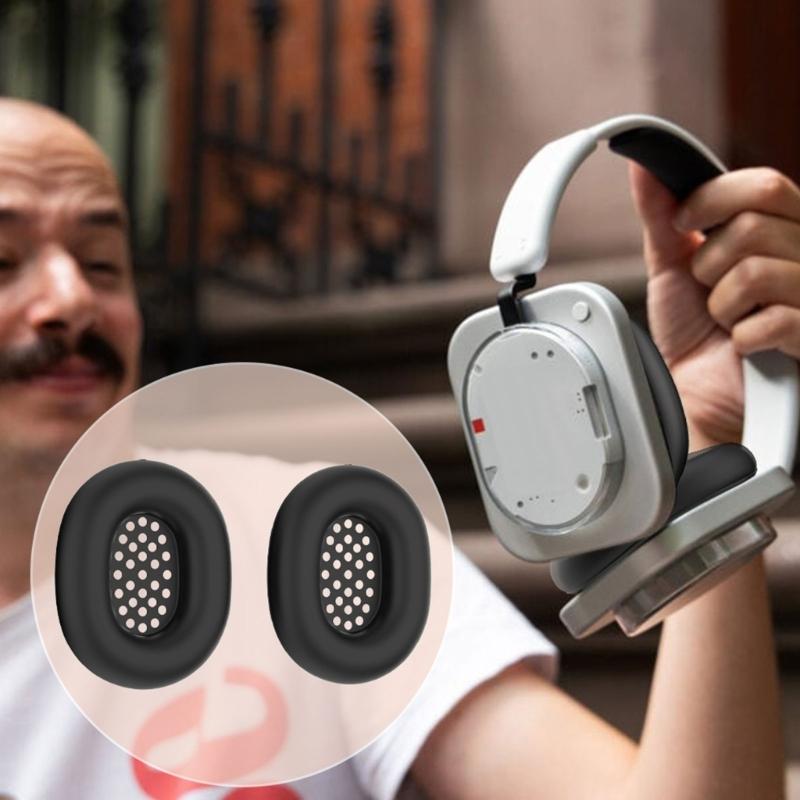 Silicone Earpads Sleeve Protective Covers Shockproof AntiDust Earphone Accessories For Headphone(1) Ear Cushions