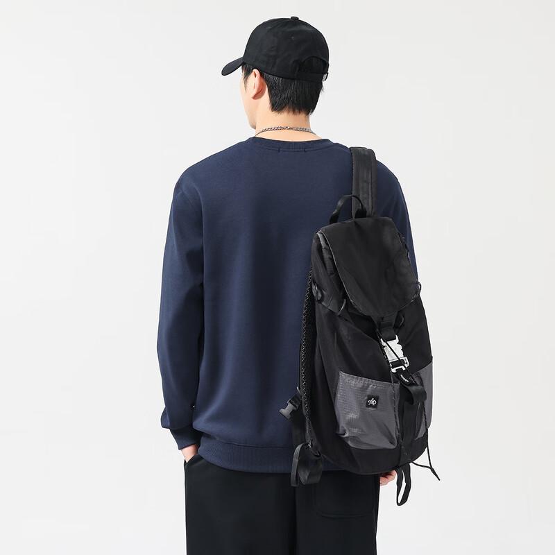 paul frank Мужской однотонный свитшот с круглым вырезом и длинными рукавами