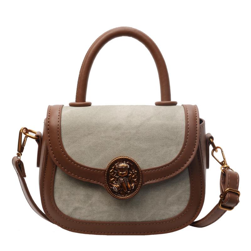 Bag Women's New Fashion Versatile Messenger Bag Small Bag Portable Small Square Bag