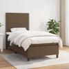 3141668 vidaXL Divan Bed with Mattress Dark Brown 90x200 Cm