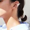 Elegant Non-Pierced Butterfly Ear Hooks with Tassel - Trendy Elf Ear Clips for Women