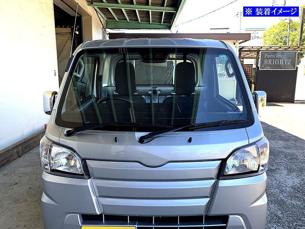 BRIGHTZ Hijet Truck Jumbo S500P S510P Chrome Door Mirror Cover J Type S500 S510 S 500 510 Hijet Truck Jumbo MIR-SID-112