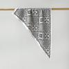 Twill Light Luxury High Sense Simulation Silk Headscarf Waist Triangle Scarf Silk Scarf Multi-Function