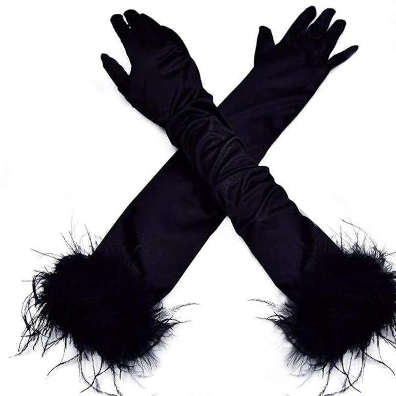 Взрослые перчатки с длинным рукавом Рождественское оперное шоу Свадебное вечернее платье Перчатки для вождения